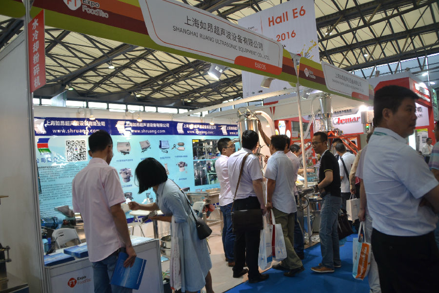 上海如昂超聲波設(shè)備公司攜超聲波搖擺篩等設(shè)備亮相2016年上海食品加工技術(shù)與裝備展
