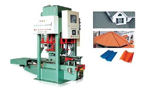 數(shù)控模壓式水泥彩瓦成型機(jī)