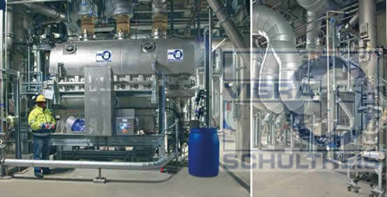 振動流化床和靜態(tài)流化床，用于塑料顆粒干燥和工藝處理的大型成套設(shè)備——德國維博爾制造（VIBRA SC