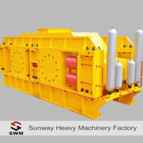 液壓對輥破碎機