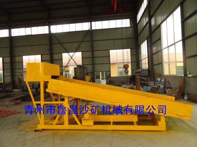 魯晟淘金專利產(chǎn)品蠕動(dòng)溜槽