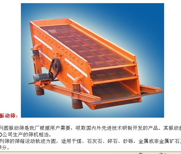 ZSG系列礦業(yè)推薦直線振動(dòng)篩、脫水直線篩、高級(jí)振動(dòng)篩分機(jī)