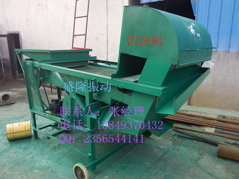 大型糧食機(jī)【暢銷全國】帶有電機(jī)糧食機(jī)/大型電動篩