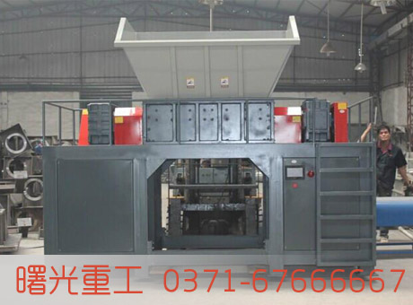 塑料薄膜撕碎機_撕碎機雙軸_剪切式撕碎機