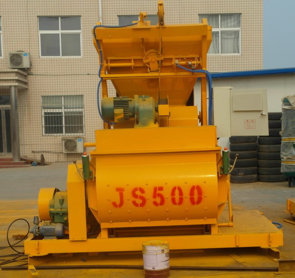 鄭州昌利廠家JS500混凝土攪拌機(jī)技術(shù)先進(jìn)、攪拌效率高