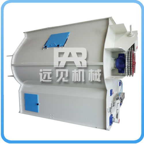 牛羊飼料混合機(jī)，雙軸貝殼狀混合機(jī)，飼料機(jī)械