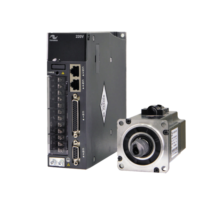 伺服電機(jī)0.75kw，匯川伺服電機(jī)0.75kw。替代臺(tái)達(dá)，歐姆龍