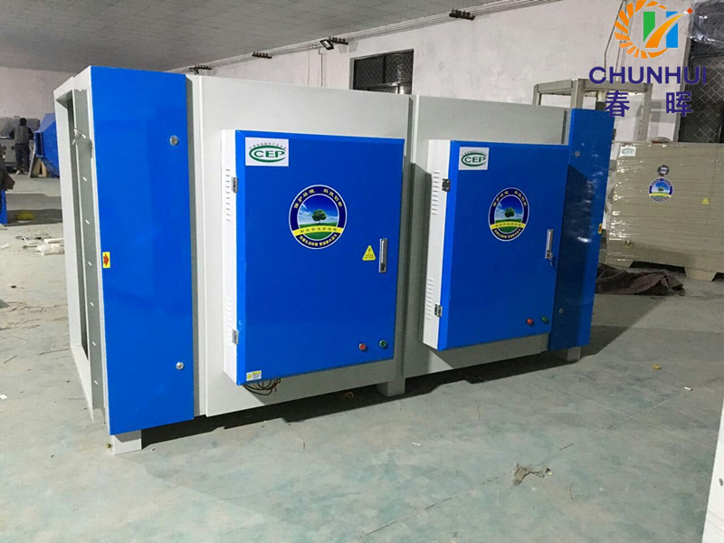 蜂窩活性炭吸附箱設備實際使用效果安裝驗收合格