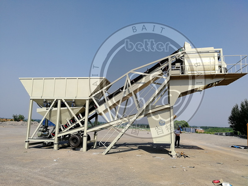 YHZS-B移動攪拌站，移動水泥倉，移動式混凝土攪拌站