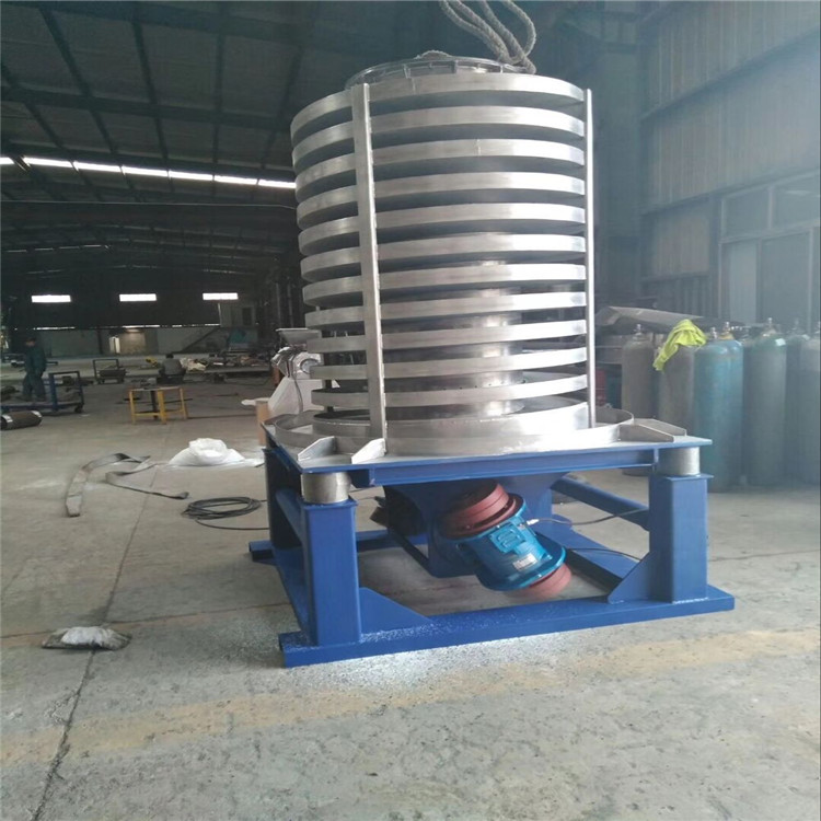 上海師遠(yuǎn) 不銹鋼冷卻振動篩 風(fēng)冷卻螺旋提升機(jī) 粉末冷卻輸送機(jī)