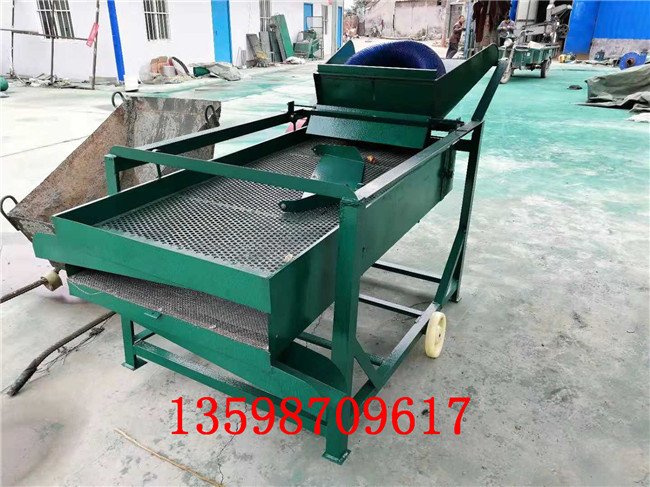 長(zhǎng)治快速選出芝麻里的土粉沫篩出適合榨油的芝麻