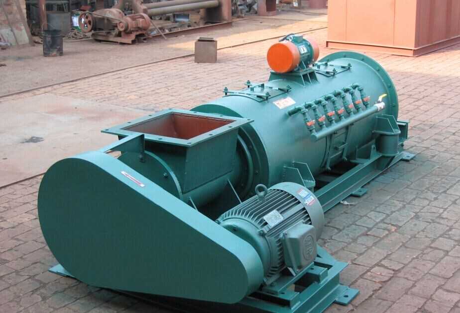 單軸加濕機(jī)工作原理（皮帶鏈條傳送）避免粘連，悶機(jī)，堵機(jī)現(xiàn)象