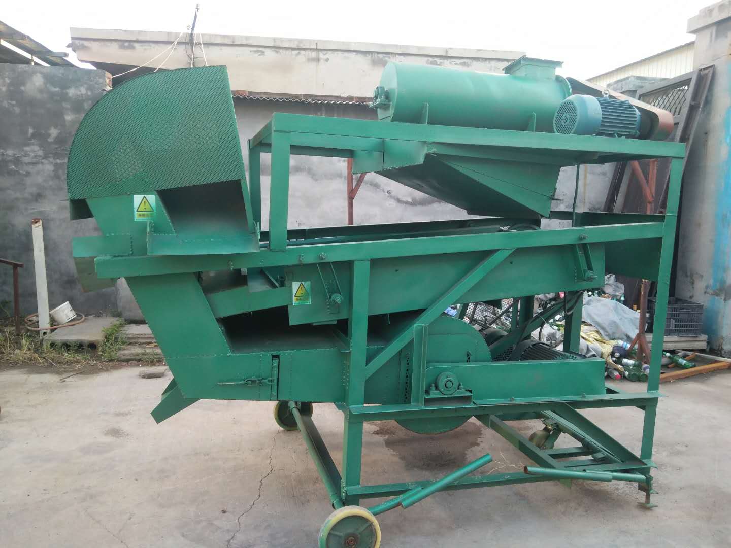 豆類去豆莢、豆皮篩分機(jī)=多功能電動(dòng)除雜篩選機(jī)