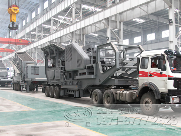 遇見鉀長石輪胎式移動破碎一體車，是心動的感覺？WYL77