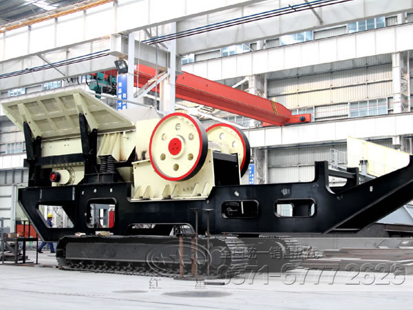 履帶式巖石破碎站一機呵成、來去自如WYL77