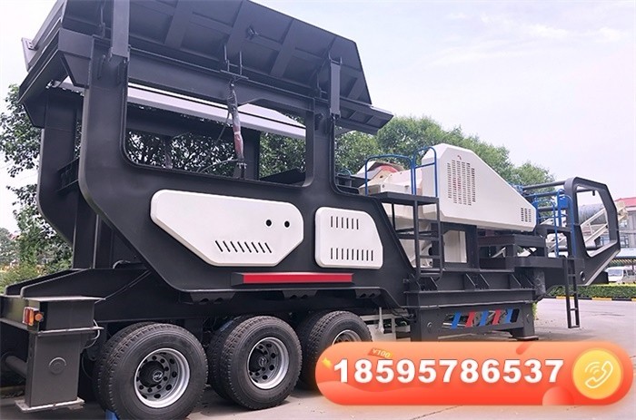 把礦石弄細(xì)，選移動碎石機