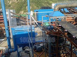 陜西采石場破碎生產線布袋除塵器