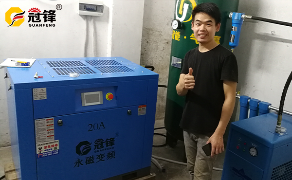 螺桿空壓機油濾出現(xiàn)故障該怎么處理？