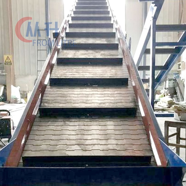 從升加工定制不銹鋼鏈板輸送機鏈板提升機包裝食品傳送設(shè)備鏈板爬坡機