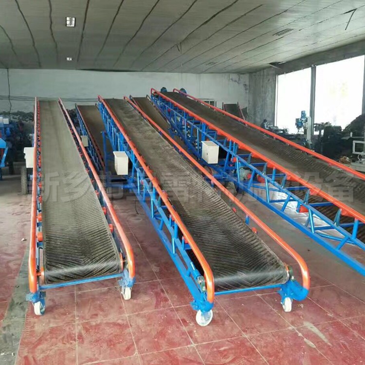 水泥裝車輸送機(jī),8米10米12米長皮帶輸送機(jī)廠家