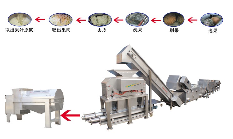 剝皮機(jī)/果皮果肉分離機(jī)（柑橘/臍橙/菠蘿）