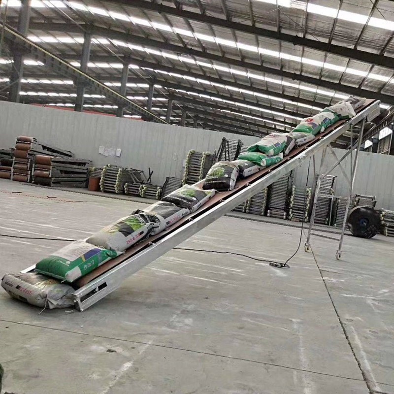 紙箱裝車可移動皮帶輸送機5米皮帶輸送機裝車使用