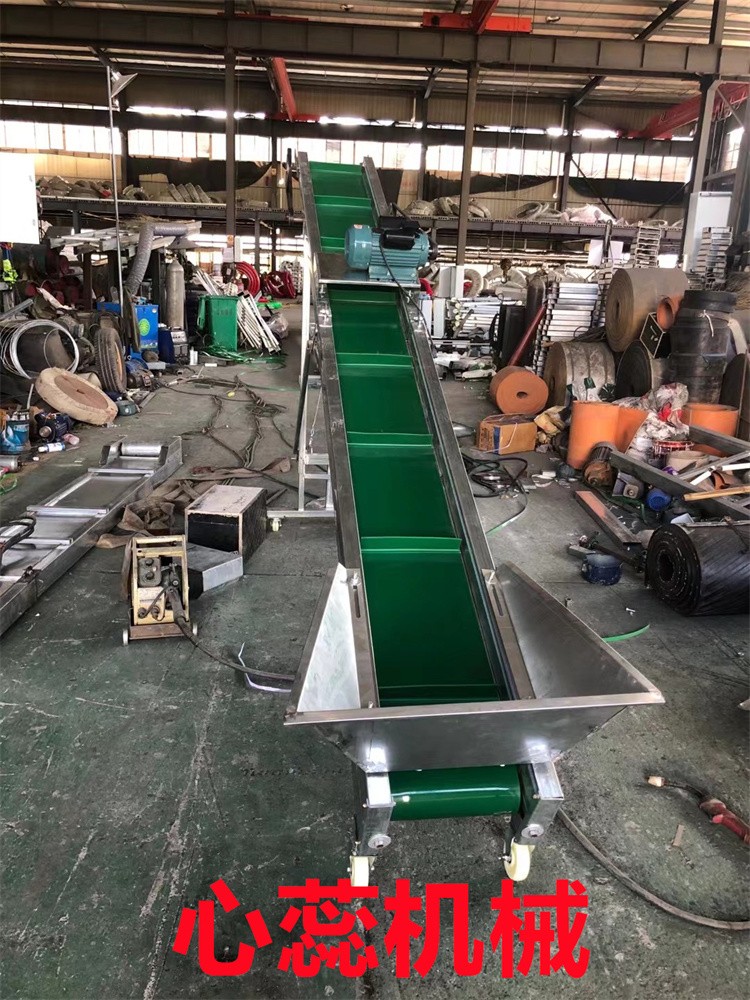 輕型皮帶輸送機(jī)PD600寬移動式輸送糧食皮帶機(jī)