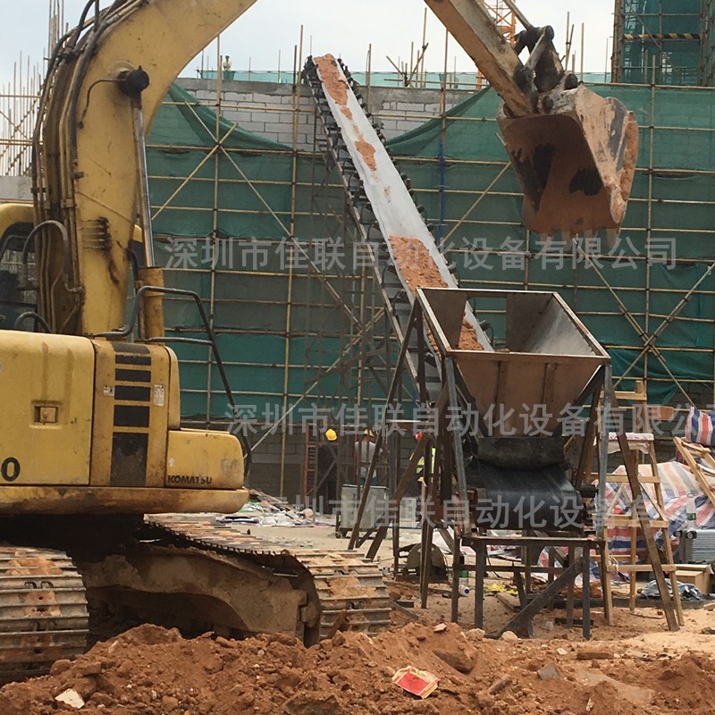 種植土方輸送帶設(shè)備屋面土方皮帶輸送機