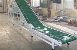 移動檔反皮帶機，裙邊皮帶機，室內(nèi)爬坡皮帶機