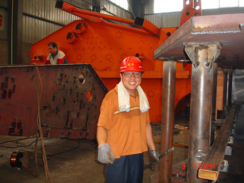 振動篩工人之美