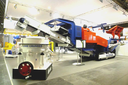 德國HAZEMAG履帶式移動(dòng)破碎站