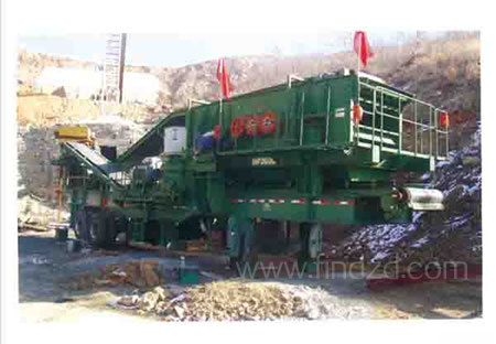 南昌礦機(jī)MP200CC型輪胎式移動破碎篩分站破碎機(jī)
