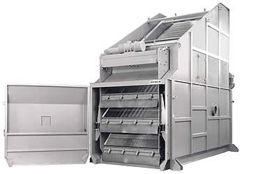 雙頻篩分篩是對(duì)中等和粗顆粒物料進(jìn)行篩分的高性能篩分設(shè)備