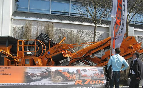 Rockster移動破碎站獨家專利雙套更換技術亮相bauma 2013