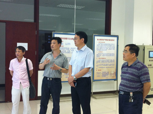 唐山市工信局副局長李技一行蒞臨陸凱科技調(diào)研指導(dǎo)工作