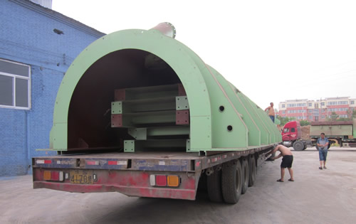 太行全利山東90噸電爐廢鋼預熱連續(xù)裝料系統(tǒng)發(fā)貨