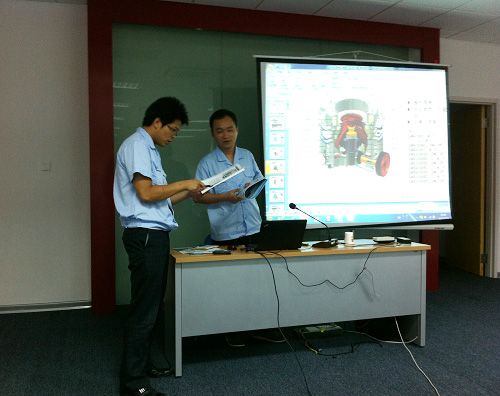 上海山美重型礦山機械有限公司開展新產(chǎn)品知識普及會議