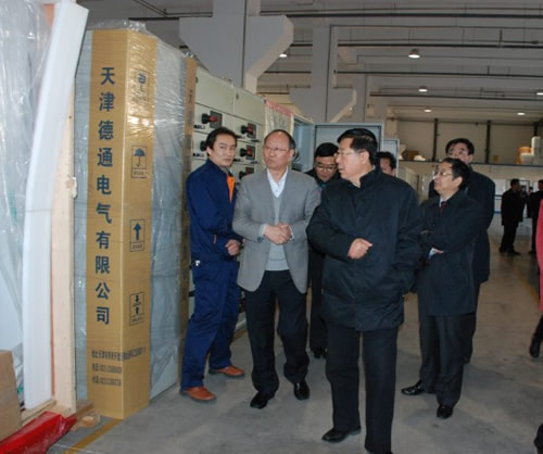 王顯政會長一行在天津德通電氣有限公司視察并與集團領(lǐng)導(dǎo)進行了交流
