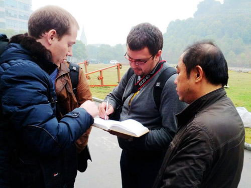 黑旋風工程機械迎來巴西、俄羅斯客戶先后考察訪問