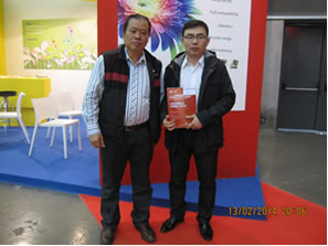 萬(wàn)興連續(xù)多年來(lái)參加西班牙CEVISAMA，今年推出的陶瓷噴墨墨水更是受到了歐洲產(chǎn)品企業(yè)的一致好評(píng)