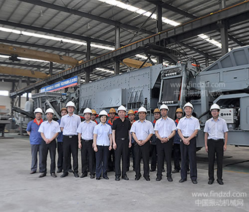 移動式履帶篩分站