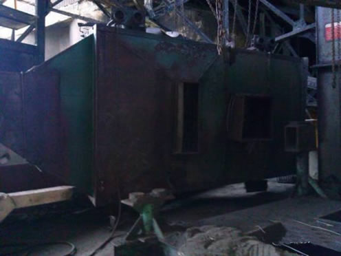 釩業(yè)焙燒直線振動(dòng)篩出料口改善