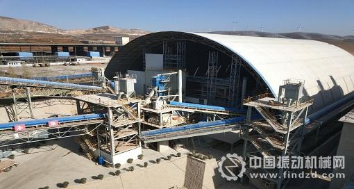 圖一 錦榮水泥日產萬噸骨料生產線