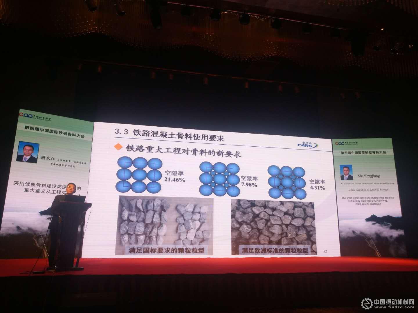 《采用優(yōu)質(zhì)骨料建設(shè)高速鐵路的重大意義及工程實踐》特邀報告