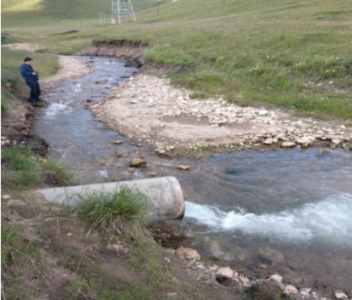 黃金實業(yè)公司礦井涌水直排格薩爾河