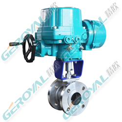 電動V型調節(jié)球閥（配BV-TORK執(zhí)行器）