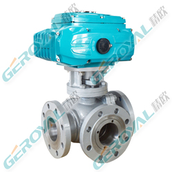 電動三通球閥（配OV-TORK開關型執(zhí)行器）